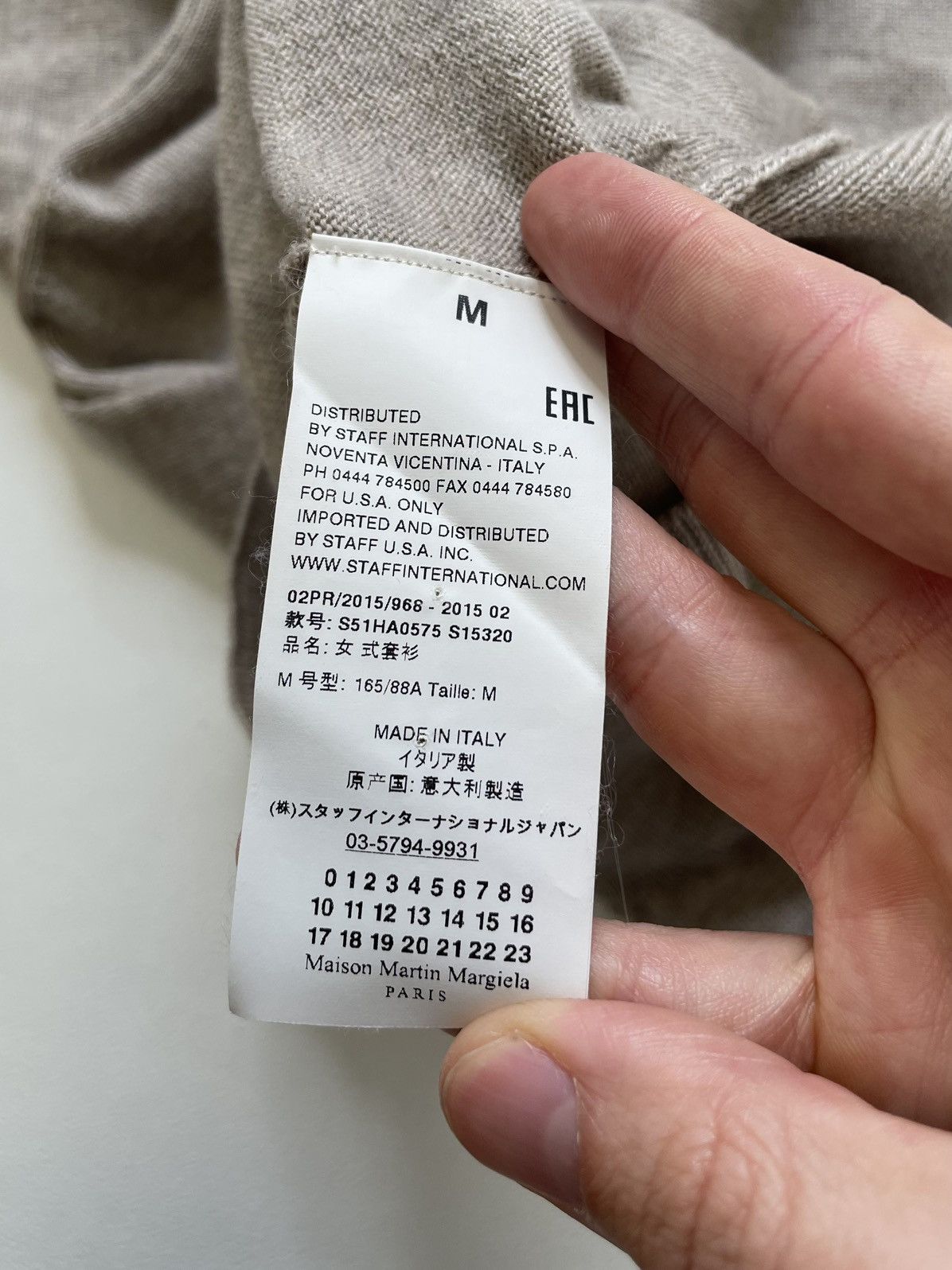 Maison Margiela A/W 15 Brushed Orange ‘Sleeve Panel’ Sweater Size M / US 6-8 / IT 42-44 - 11 Thumbnail