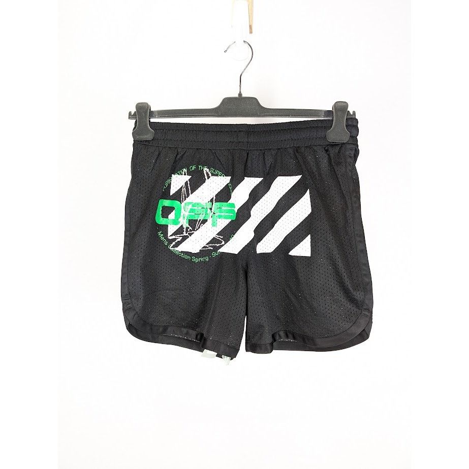 Off-White o1rshd1 Harry The Bunny Mesh Short in Black Brilliant Size US 30 / EU 46 - 2 Thumbnail