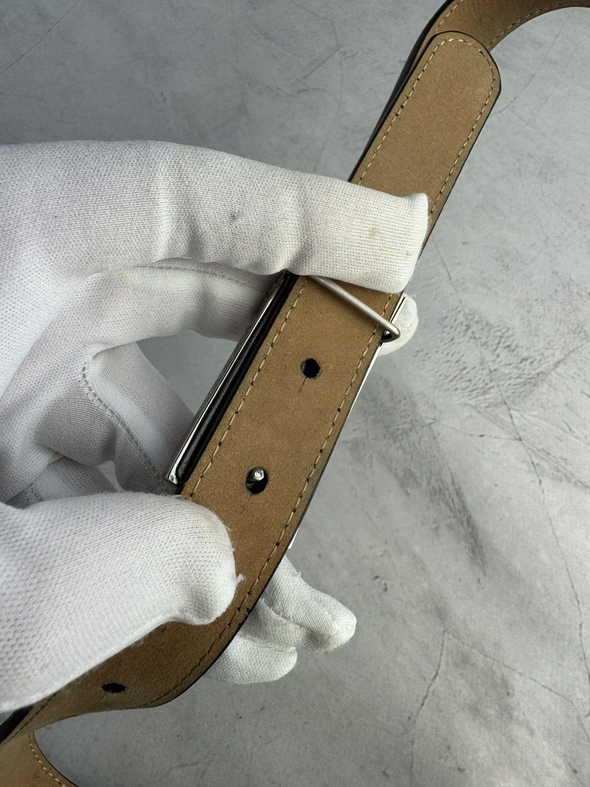 Burberry Burberry Heart Buckle Black Patent Belt Size ONE SIZE - 6 Thumbnail