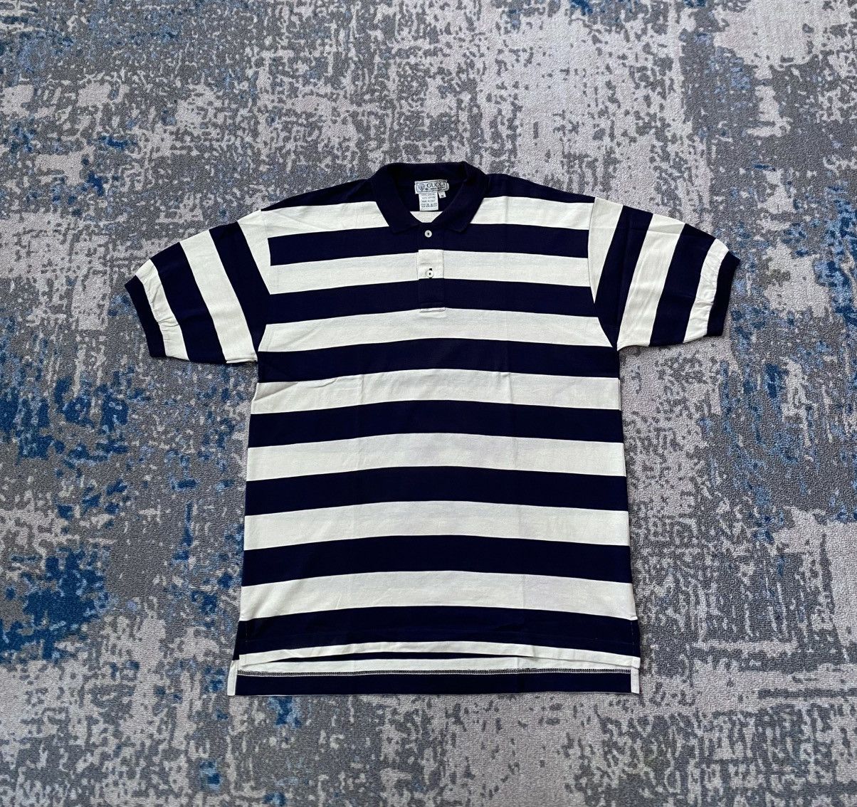 Gucci Vintage Gucci Striped Polo Shirt Size US M / EU 48-50 / 2 - 1 Thumbnail