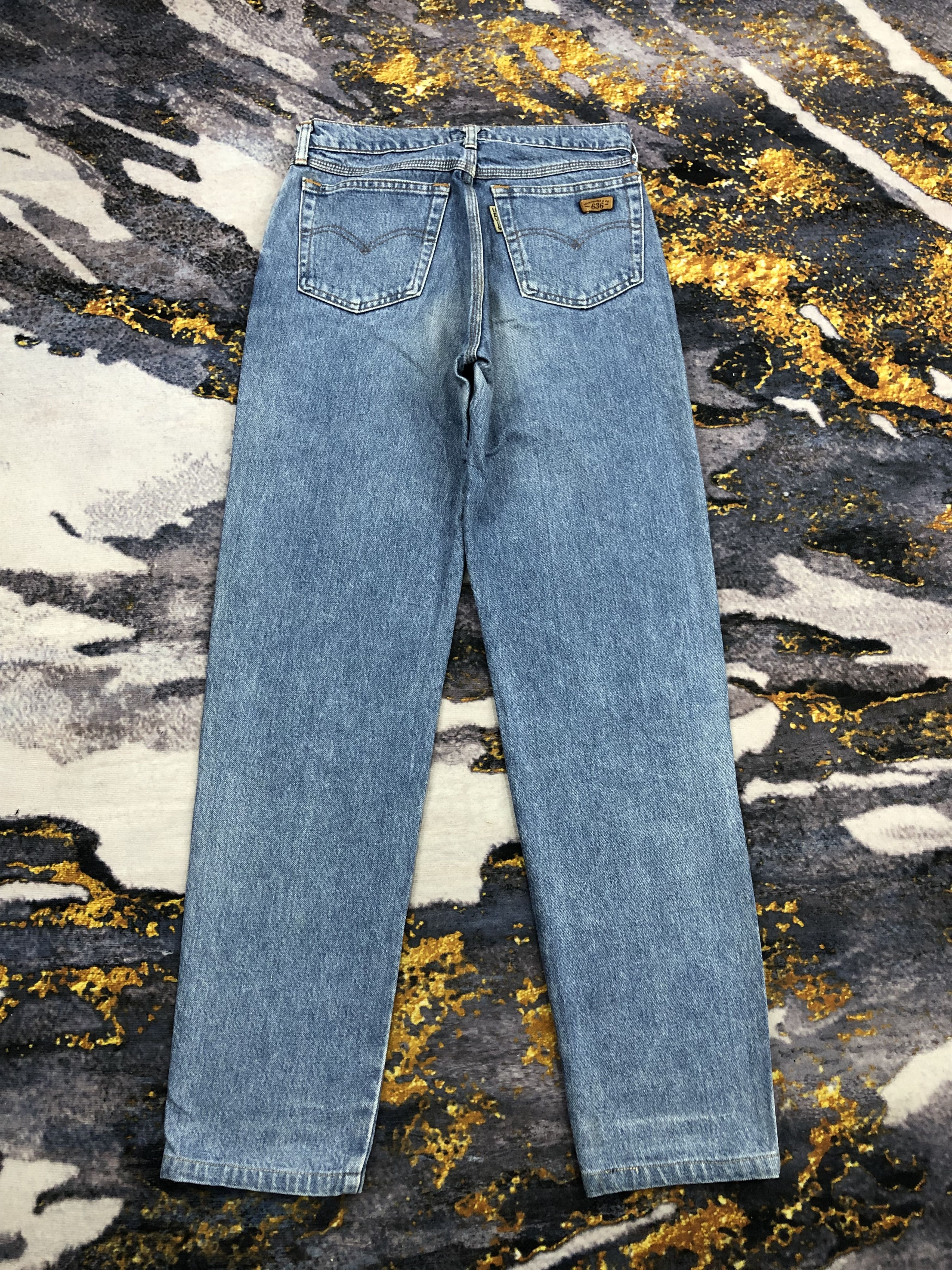 Levi's Vintage 90s Levis 636 Faded Blue Jeans DPP0165 Size US 29 - 3 Thumbnail