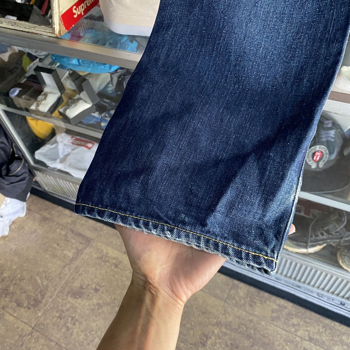 Bape Bape head crown jeans custom made boro sashiko Size US 38 / EU 54 - 7 Thumbnail