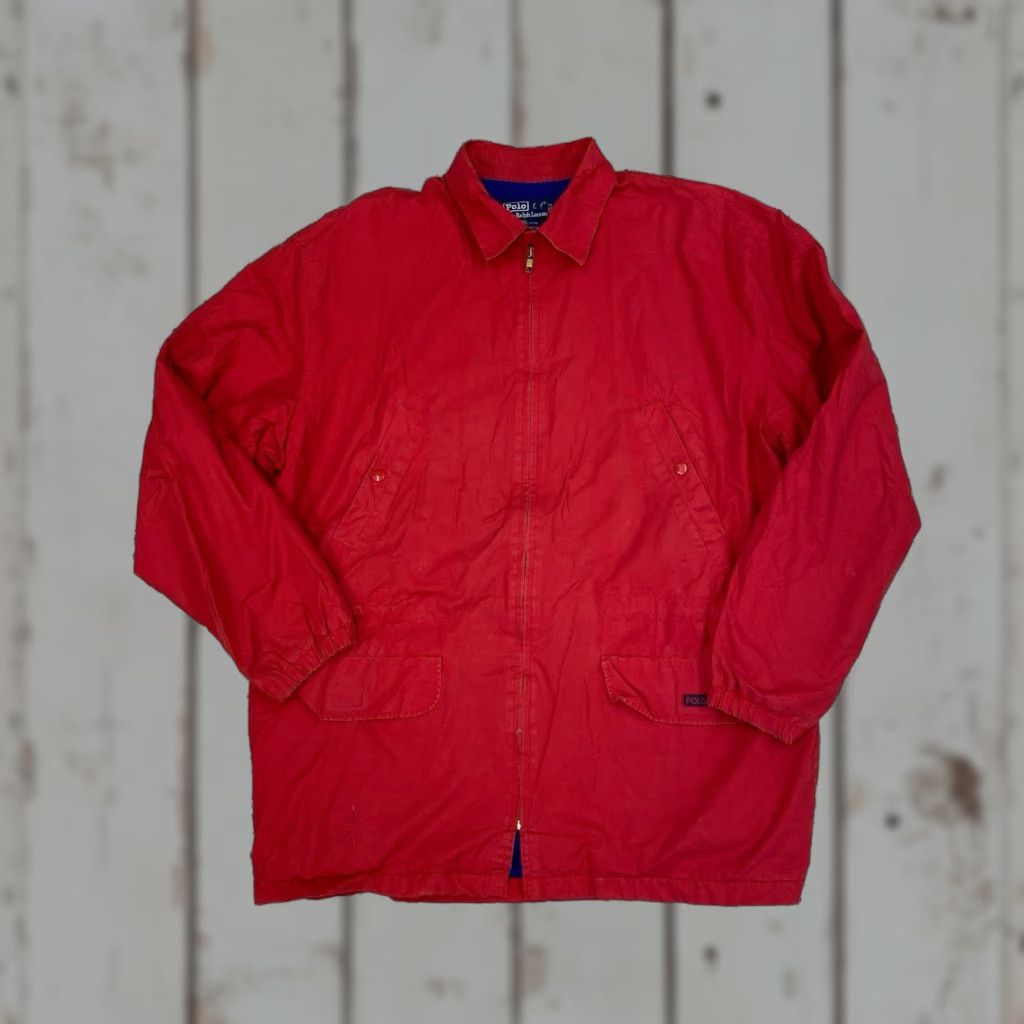 Polo Ralph Lauren VINTAGE Polo Ralph Lauren Parka Jacket Fleece Lined Outdoor Red Large Parka Mens Jacket Size US L / EU 52-54 / 3 - 1 Thumbnail