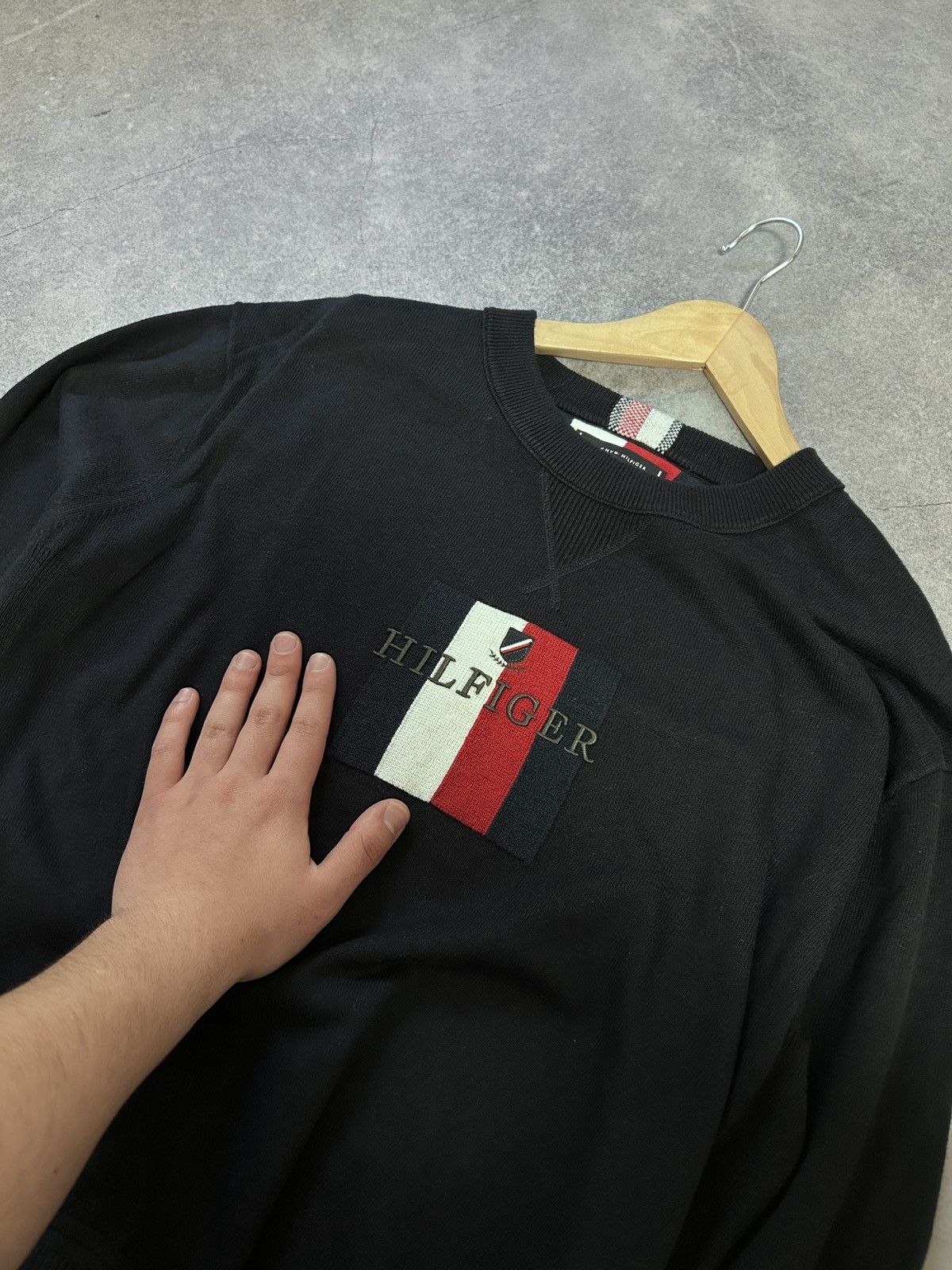 Tommy Hilfiger Tommy Hilfiger big logo luxury sweatshirt premium Size US L / EU 52-54 / 3 - 2 Thumbnail