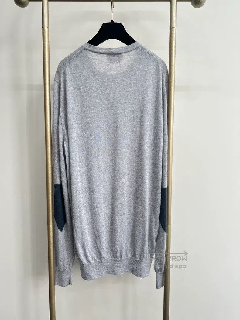 Hermes Hermes Gray cashmere knitted sweater Size US XXL / EU 58 / 5 - 2 Thumbnail