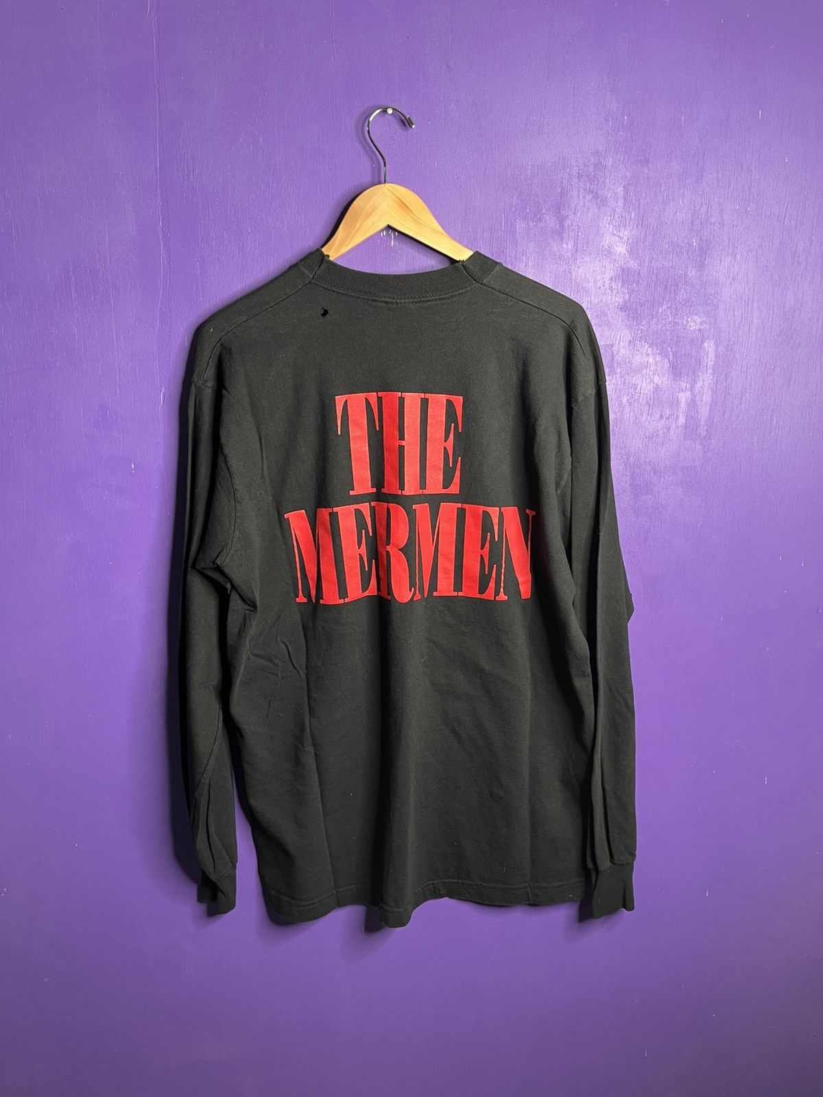 Band Tees × Vintage Vintage 90s The Mermen tour long-sleeve t-shirt Size US XL / EU 56 / 4 - 2 Thumbnail