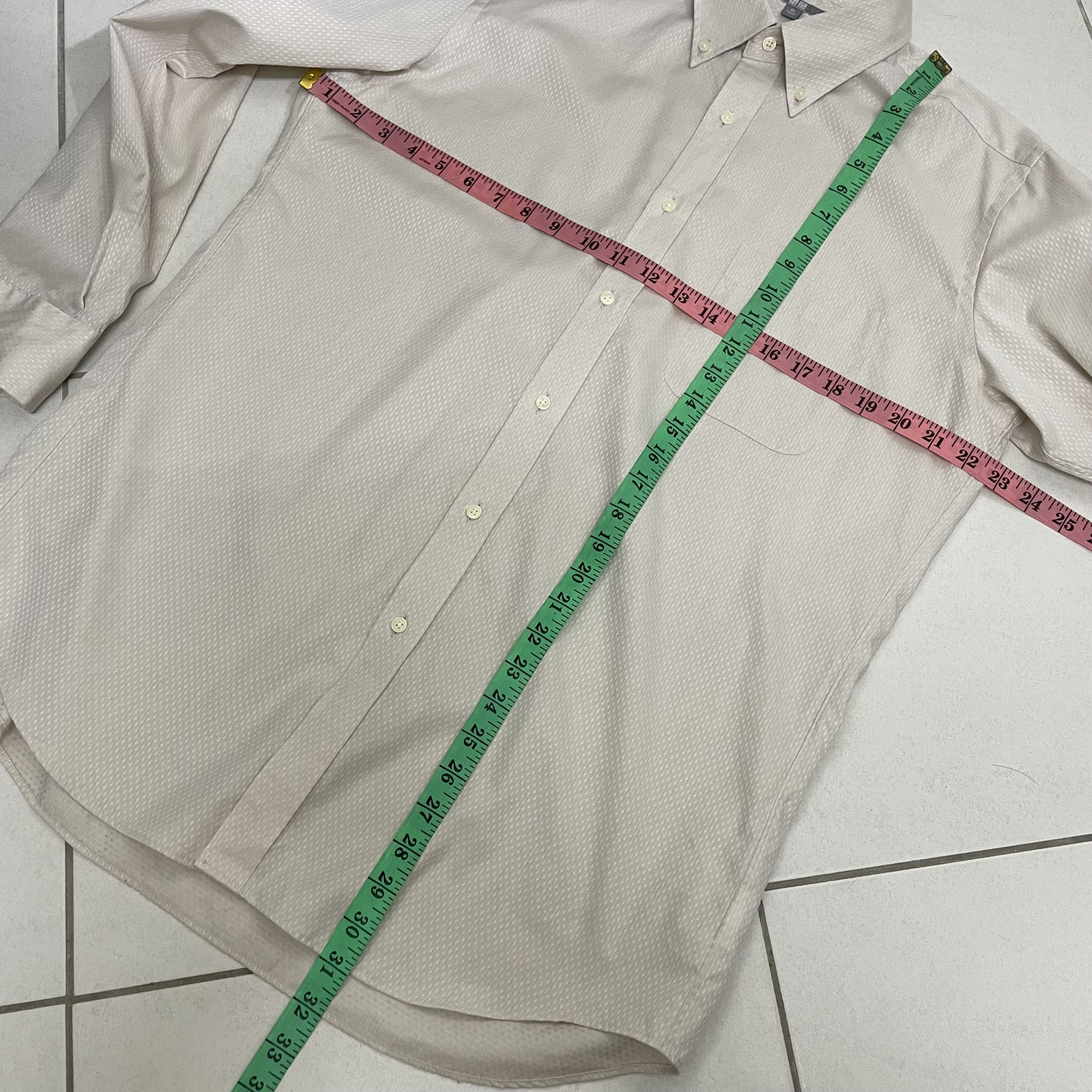 Japanese Brand × Uniqlo UNIQLO OXFORD COLLAR SHIRT Size US XL / EU 56 / 4 - 3 Thumbnail