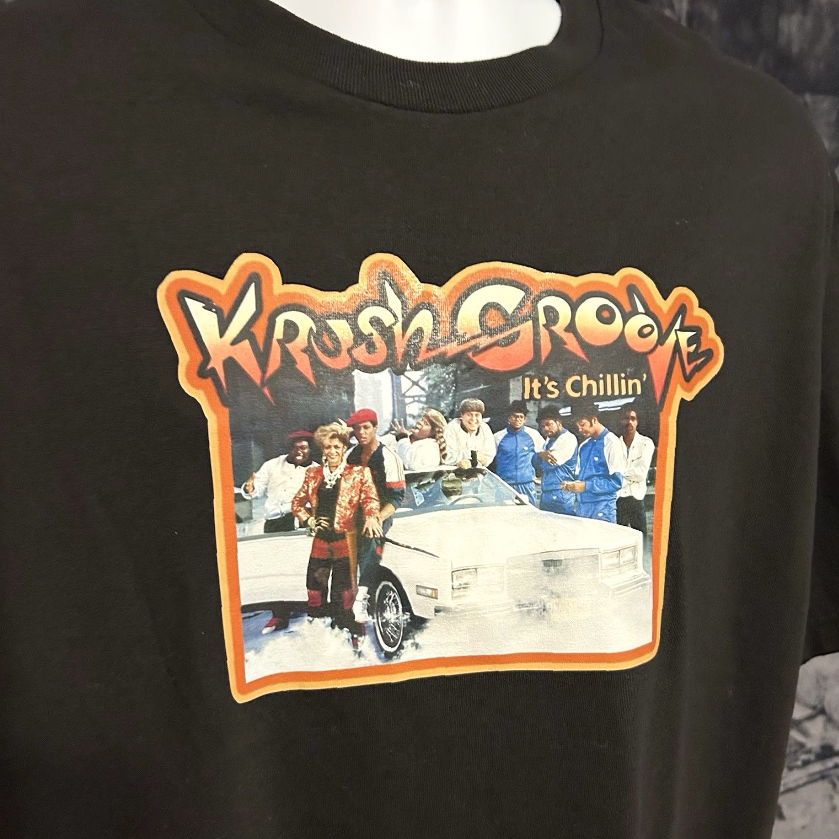 Vintage Krush Groove Movie It’s Chillin Shirt Men XL Black Short Sleeve Retro NWOT Rap Shirt Size US XL / EU 56 / 4 - 6 Thumbnail