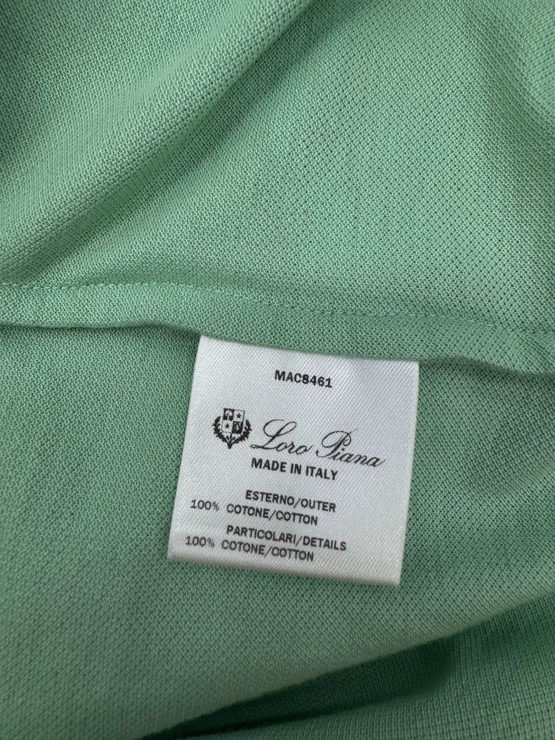 Loro Piana LORO PIANA Pure color breathable casual short sleeve Polo Size US M / EU 48-50 / 2 - 5 Thumbnail