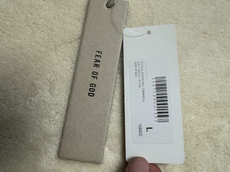 Fear of God Fear of God Grey knitted wool sweater Size US L / EU 52-54 / 3 - 3 Thumbnail