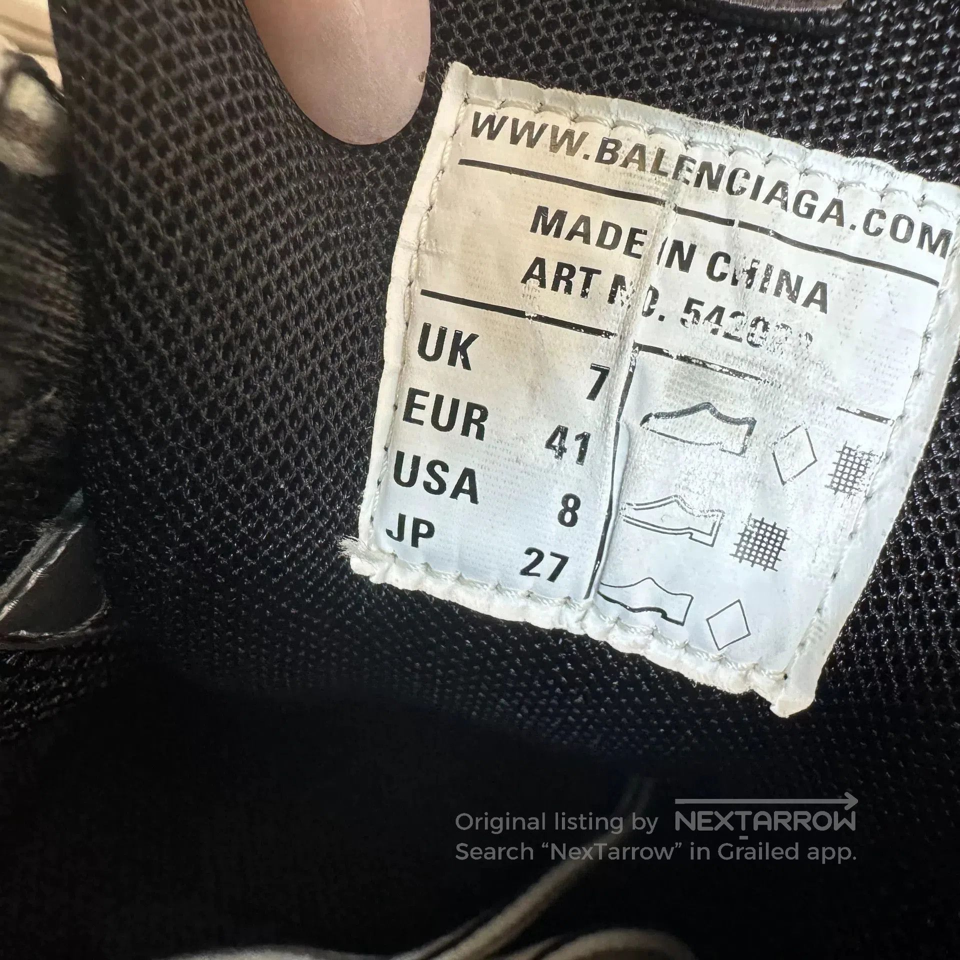 Balenciaga balenciaga track 1.0 retro low. Size US 8 / EU 41 - 5 Thumbnail