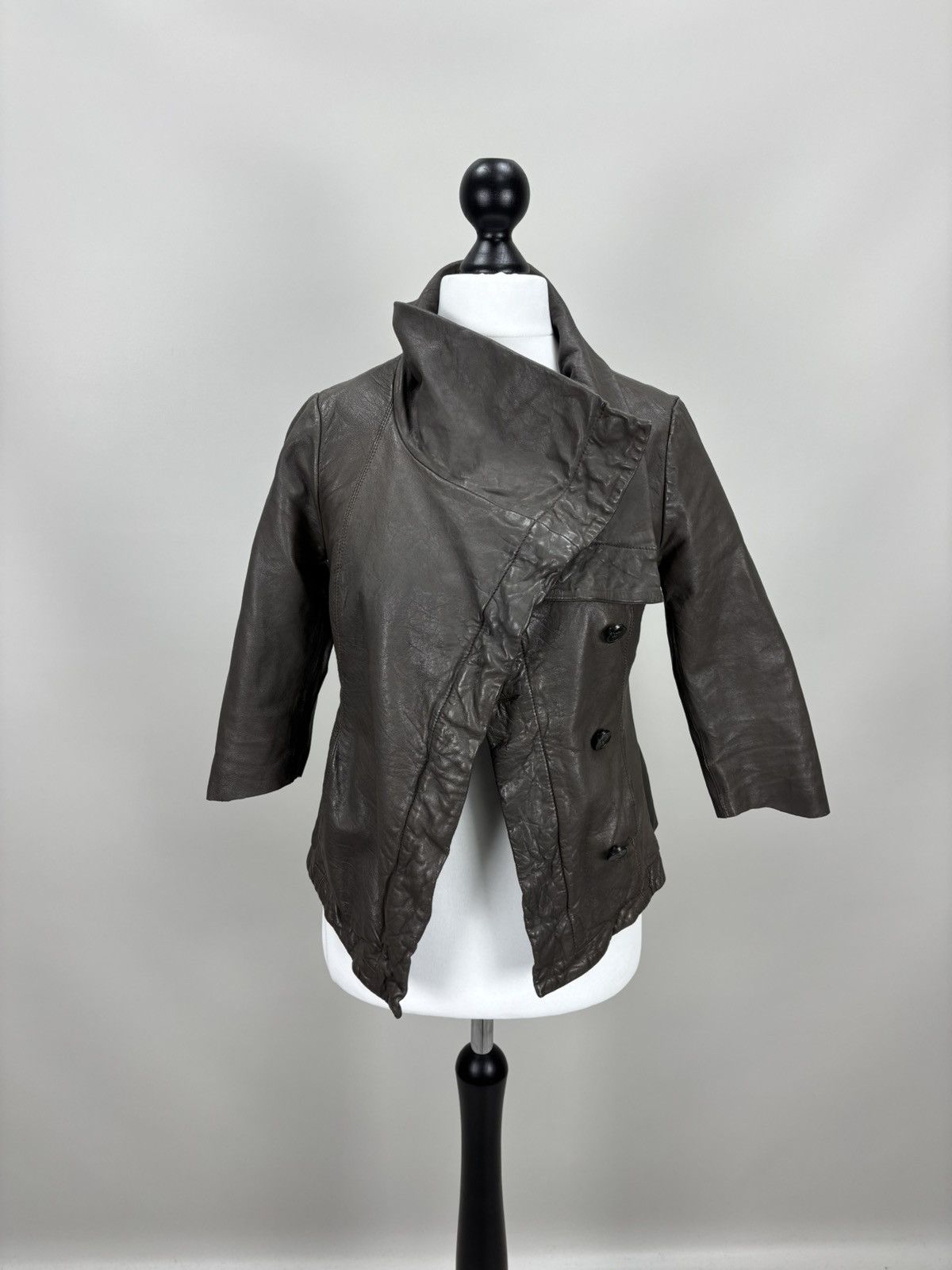 Allsaints Womens leather jacket AllSaints Size 8 Color Brown Size M / US 6-8 / IT 42-44 - 1 Thumbnail
