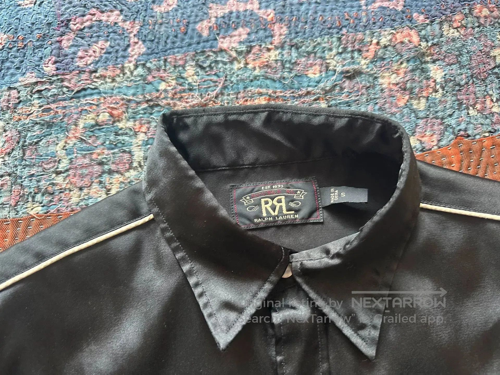RRL Ralph Lauren RRL Bull Head Embroidery Western Shirt. Size US S / EU 44-46 / 1 - 3 Thumbnail