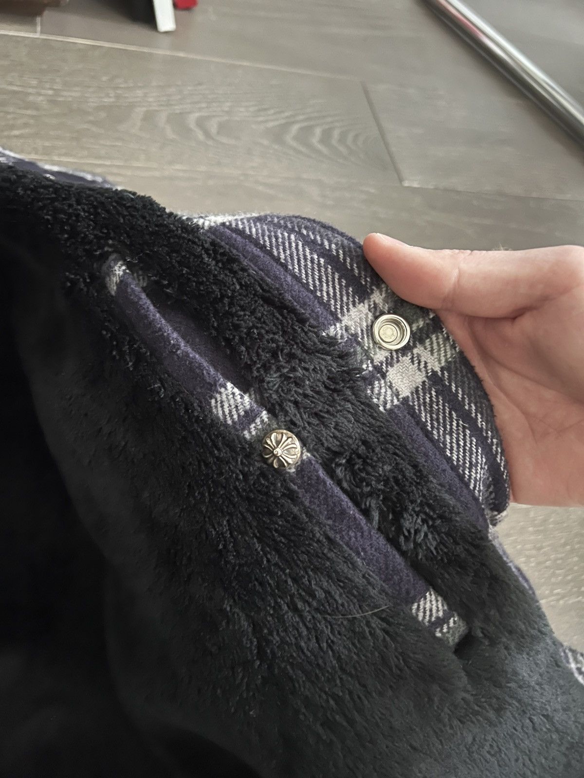 Chrome Hearts Work Dog Lined Flannel Button Up Jacket Size US L / EU 52-54 / 3 - 7 Thumbnail