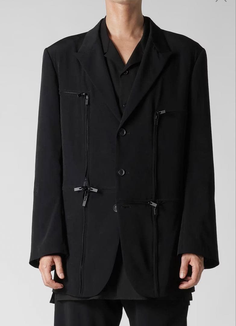 Yohji Yamamoto NEW Pour Homme SS25 Tuxedo jacket Size US M / EU 48-50 / 2 - 2 Thumbnail