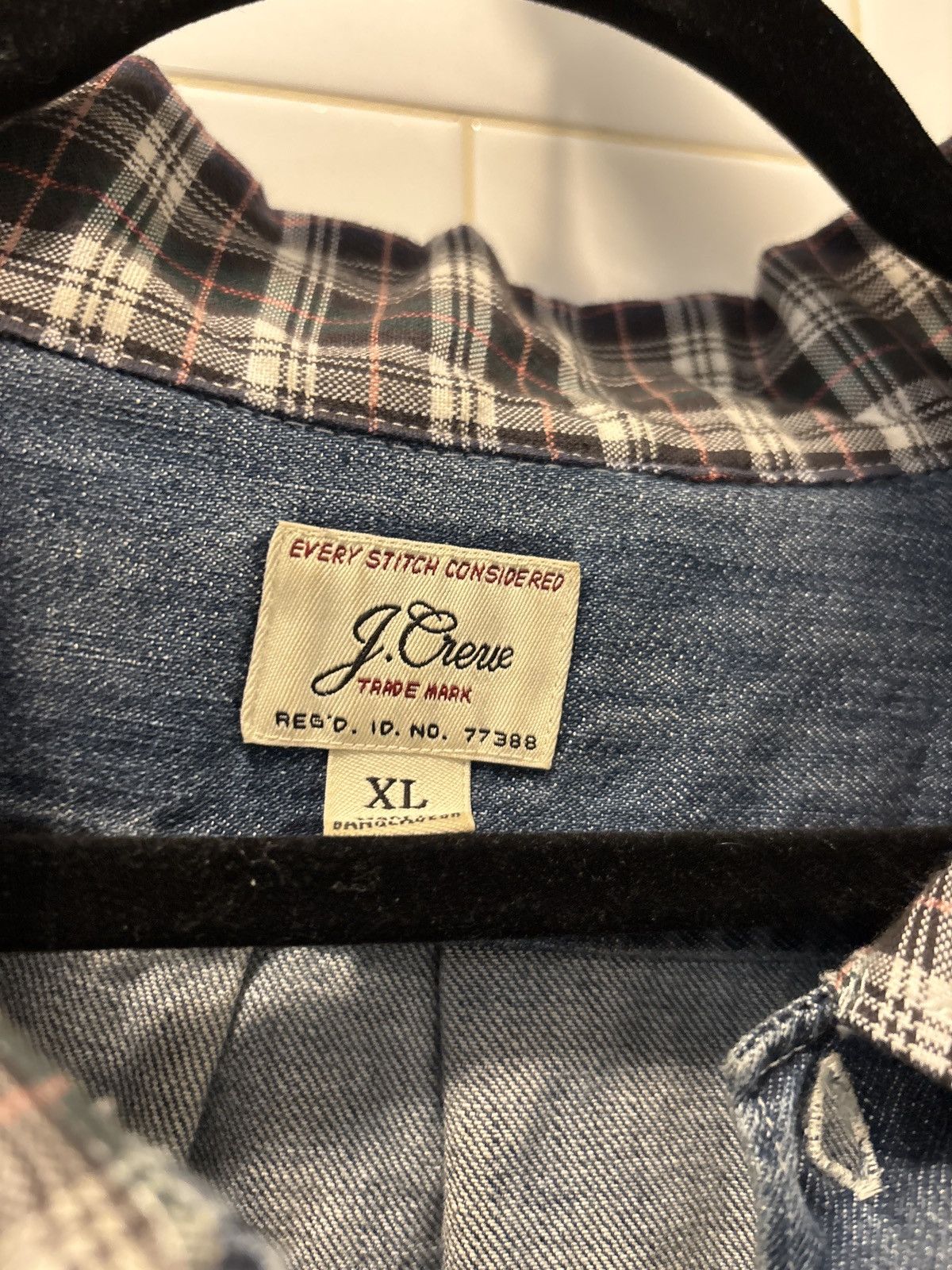 J.Crew J Crew Denim Shirt Size US XL / EU 56 / 4 - 2 Thumbnail