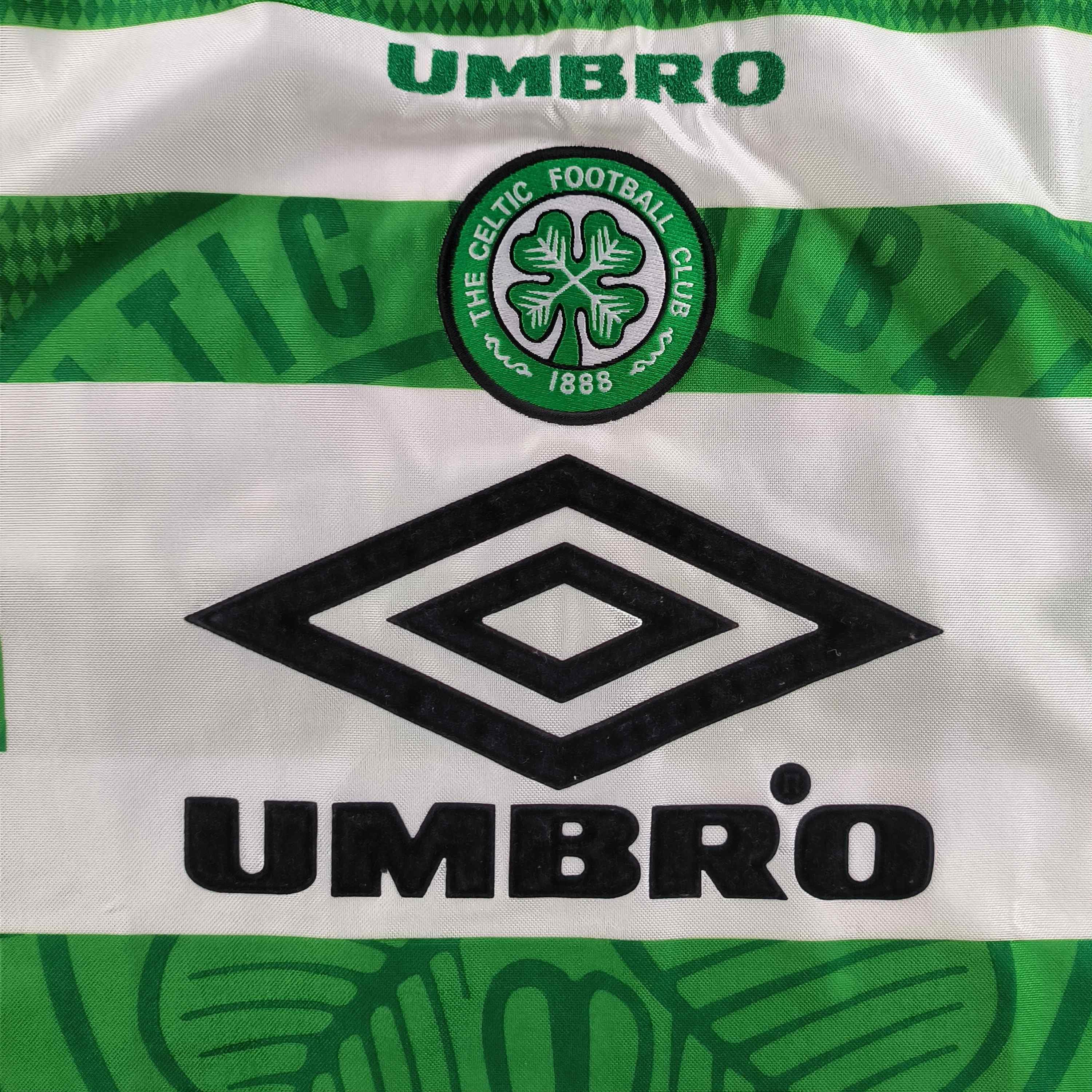 Umbro Celtic 1997-99 Umbro home football jersey shirt size L Size US L / EU 52-54 / 3 - 3 Thumbnail