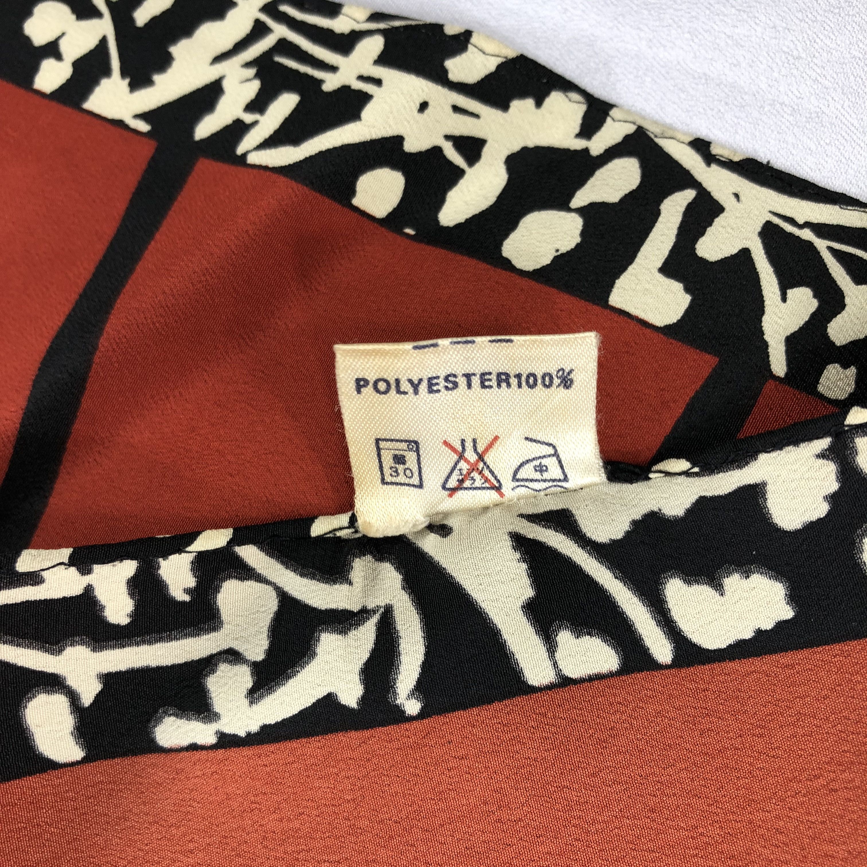 Vintage Vintage Junko Koshino Silk Scarf Size ONE SIZE - 6 Thumbnail