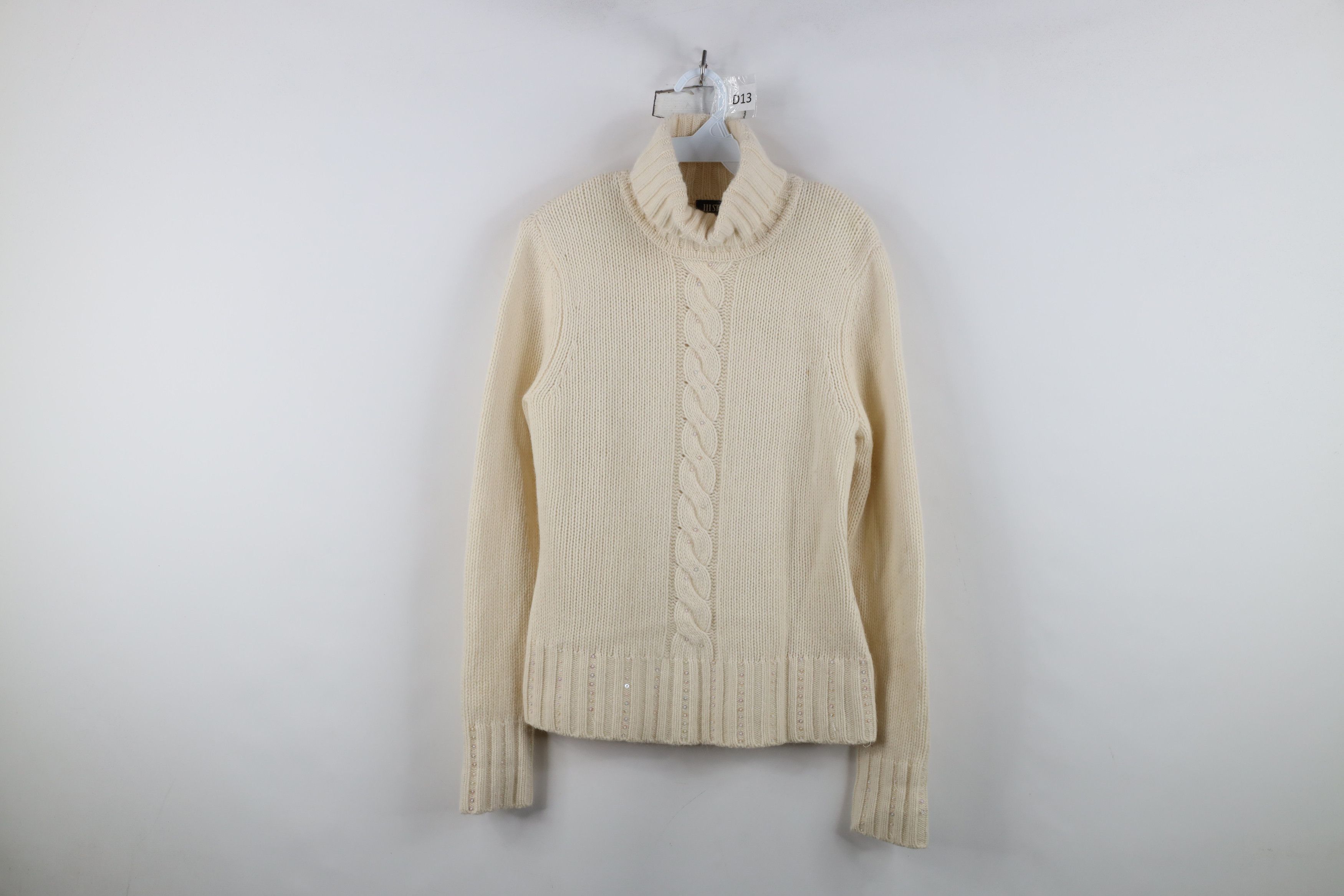 Vintage Vintage 90s Streetwear Rabbit Hair Knit Turtleneck Sweater Size M / US 6-8 / IT 42-44 - 1 Thumbnail