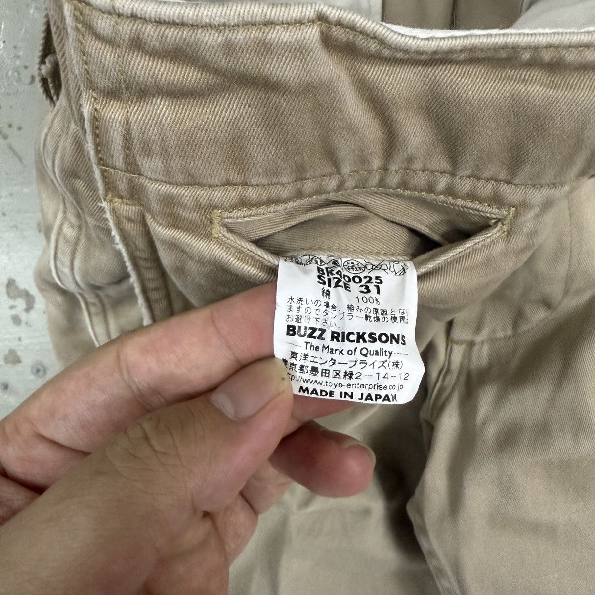 Buzz Rickson's Buzz Rickson Chinos Riders Pants Size US 31 - 7 Thumbnail