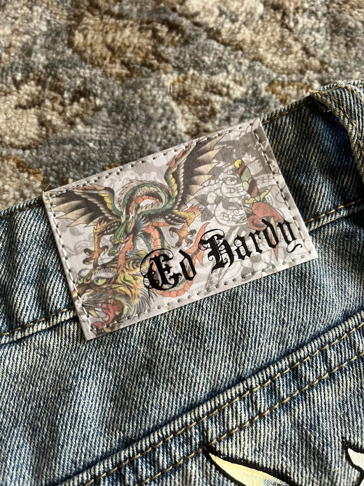 Ed Hardy BORN FREE MINI SHORTS Size 30" / US 8 / IT 44 - 3 Thumbnail