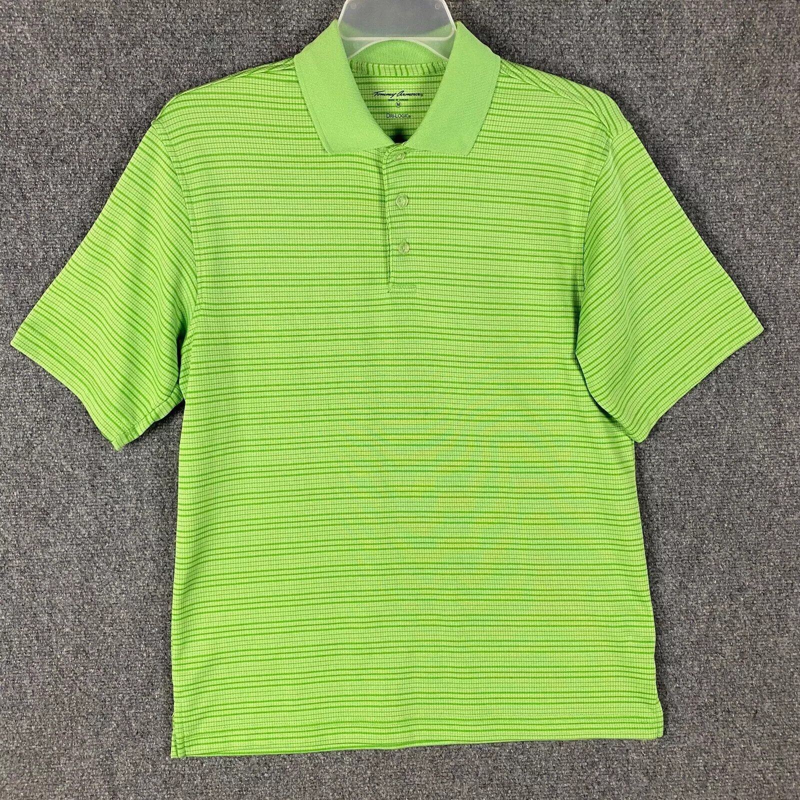 Other Tommy Armour Polo Men's Medium Green Striped Polyester M Size US M / EU 48-50 / 2 - 1 Thumbnail