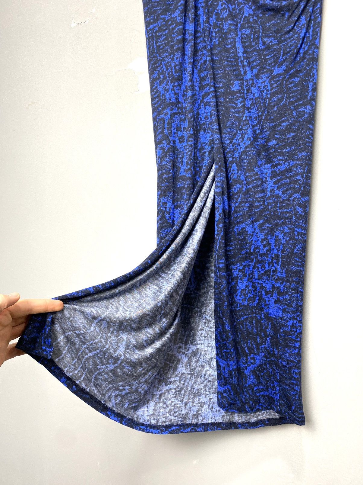 Other Rare! Helmut Lang Black Blue Printed Skirt Dress Size S / US 4 / IT 40 - 7 Thumbnail