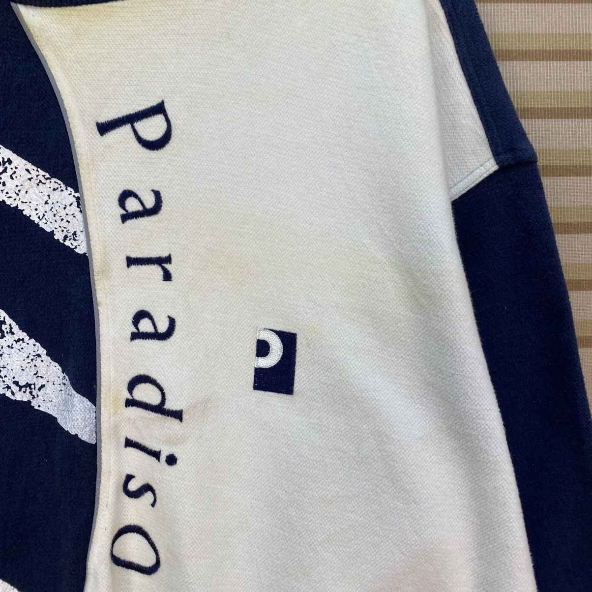 Japanese Brand 🫶 vintage Paradiso brand two-tone crewneck sweatshirt Size US M / EU 48-50 / 2 - 7 Thumbnail