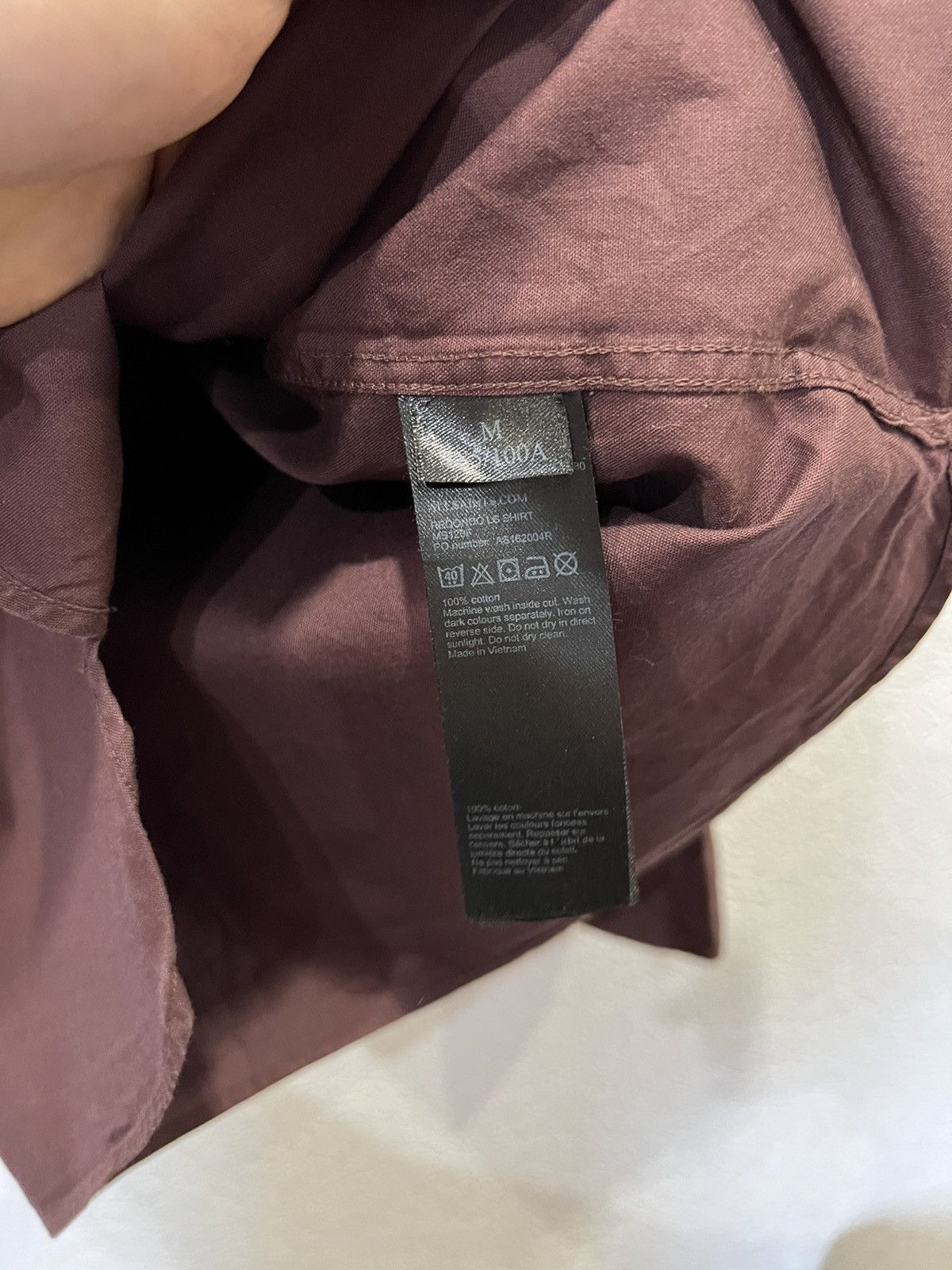 Allsaints Allsaints Cherry Shirt Classic Size US M / EU 48-50 / 2 - 5 Thumbnail
