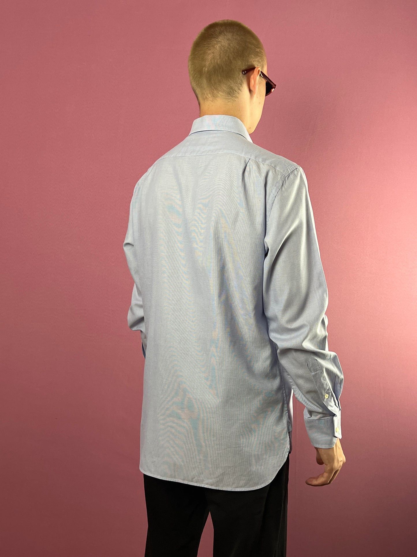 Boggi × Vintage Boggi Milano Vintage Men's Tailored Dress Shirt - M Size US M / EU 48-50 / 2 - 4 Thumbnail