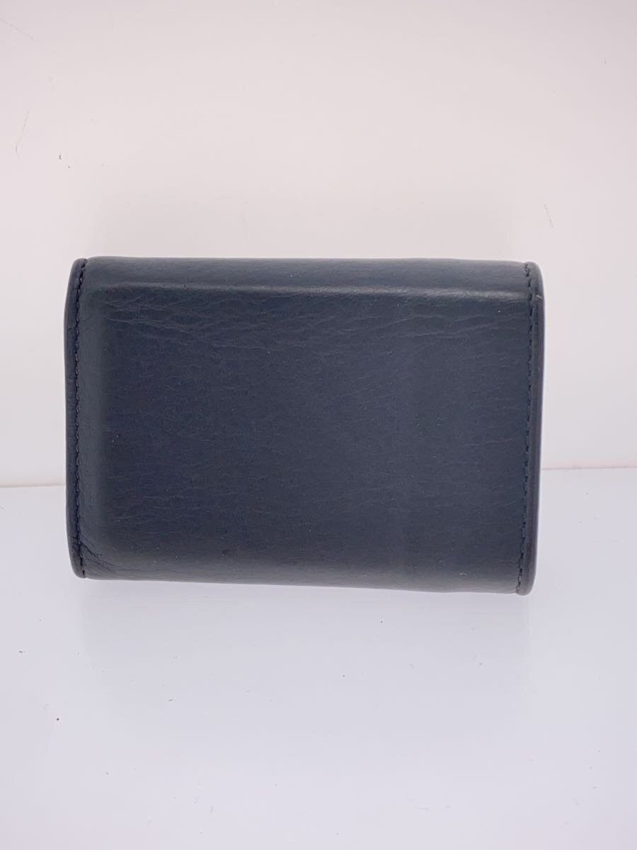 Balenciaga Paper Za Mini Wallet Leather Grey Print