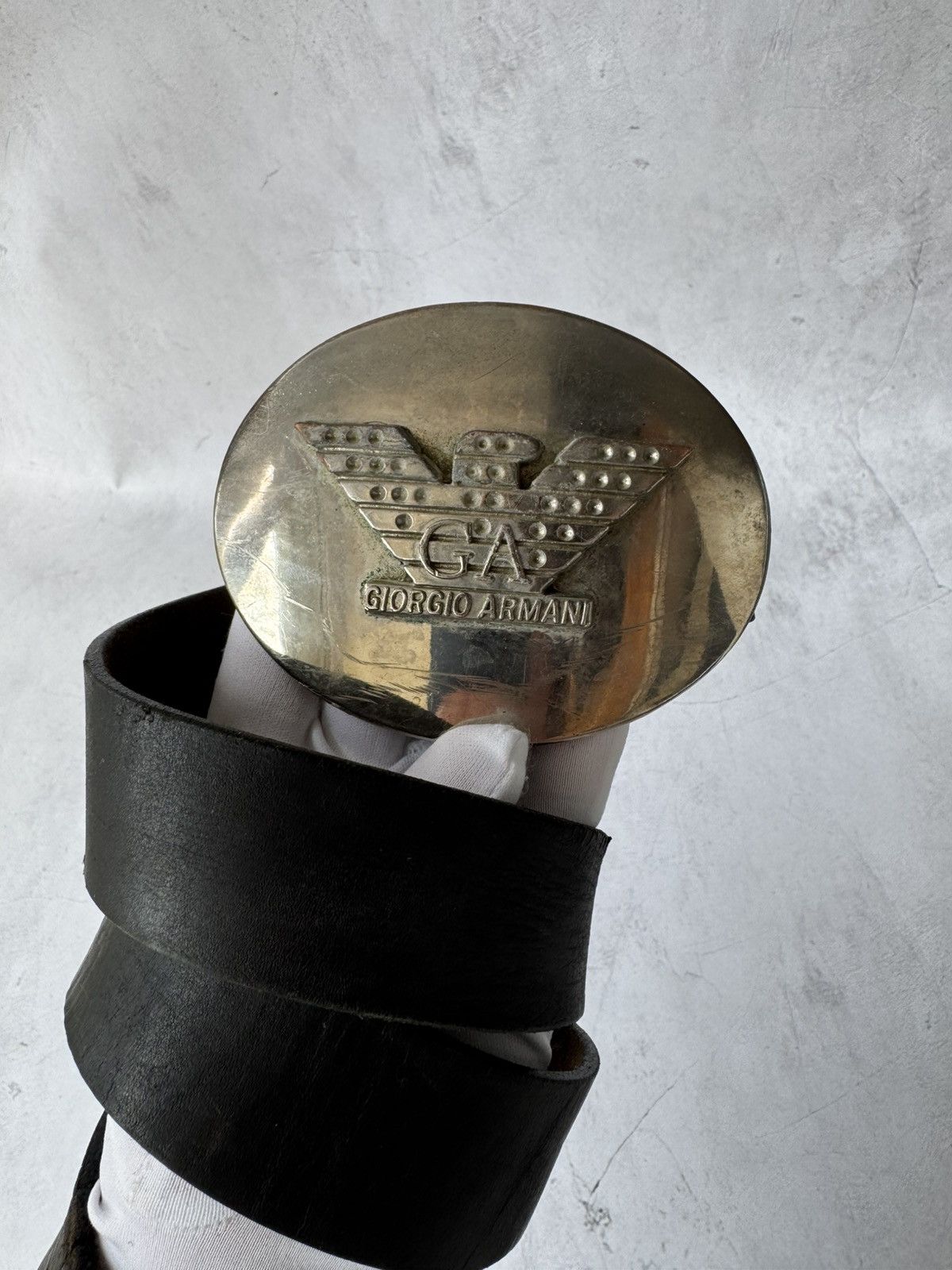 Giorgio Armani × Vintage Giorgio Armani Belt Vintage Size ONE SIZE - 3 Thumbnail