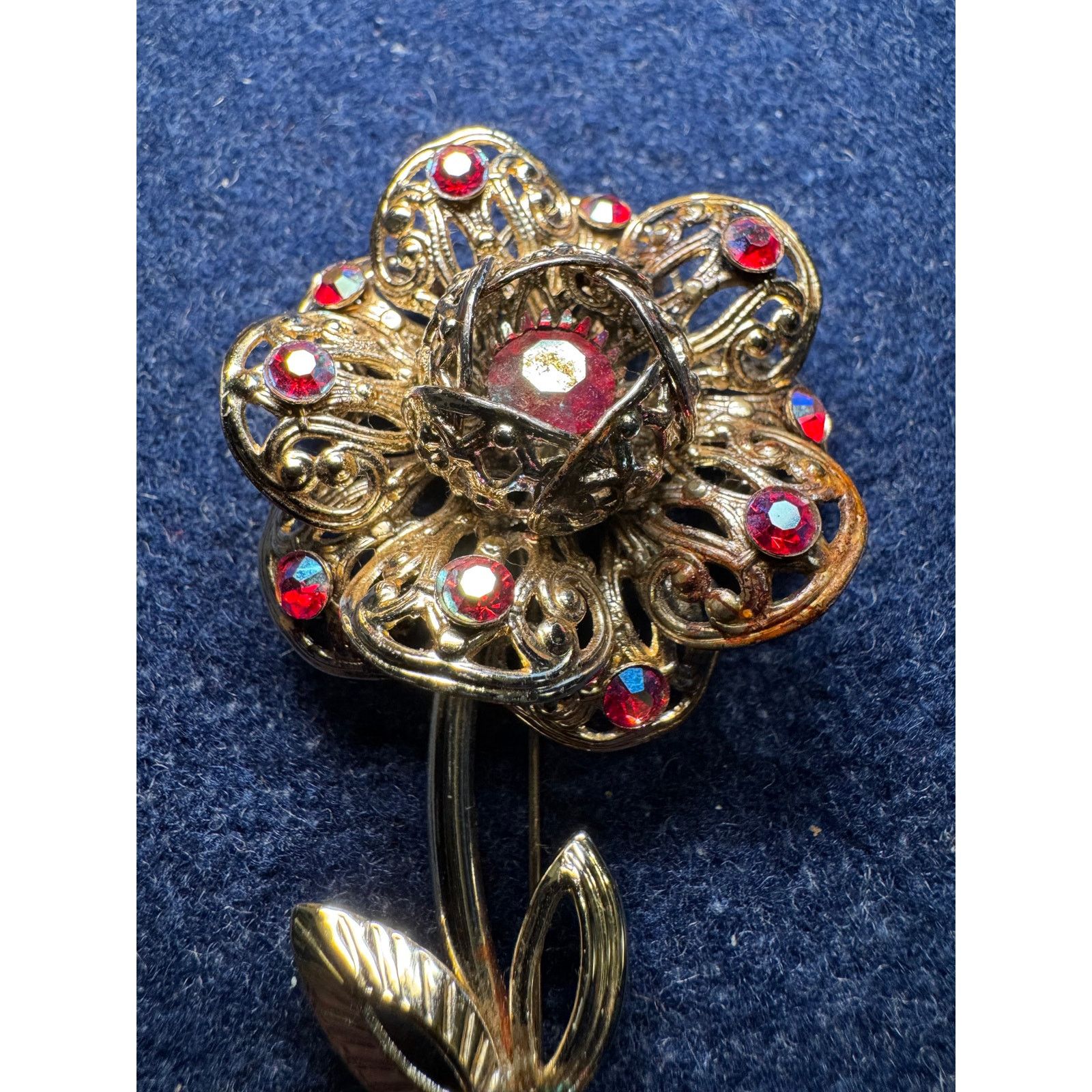 Other Vintage Sarah Coventry Rhinestone Flower Statement Brooch Size ONE SIZE - 4 Thumbnail
