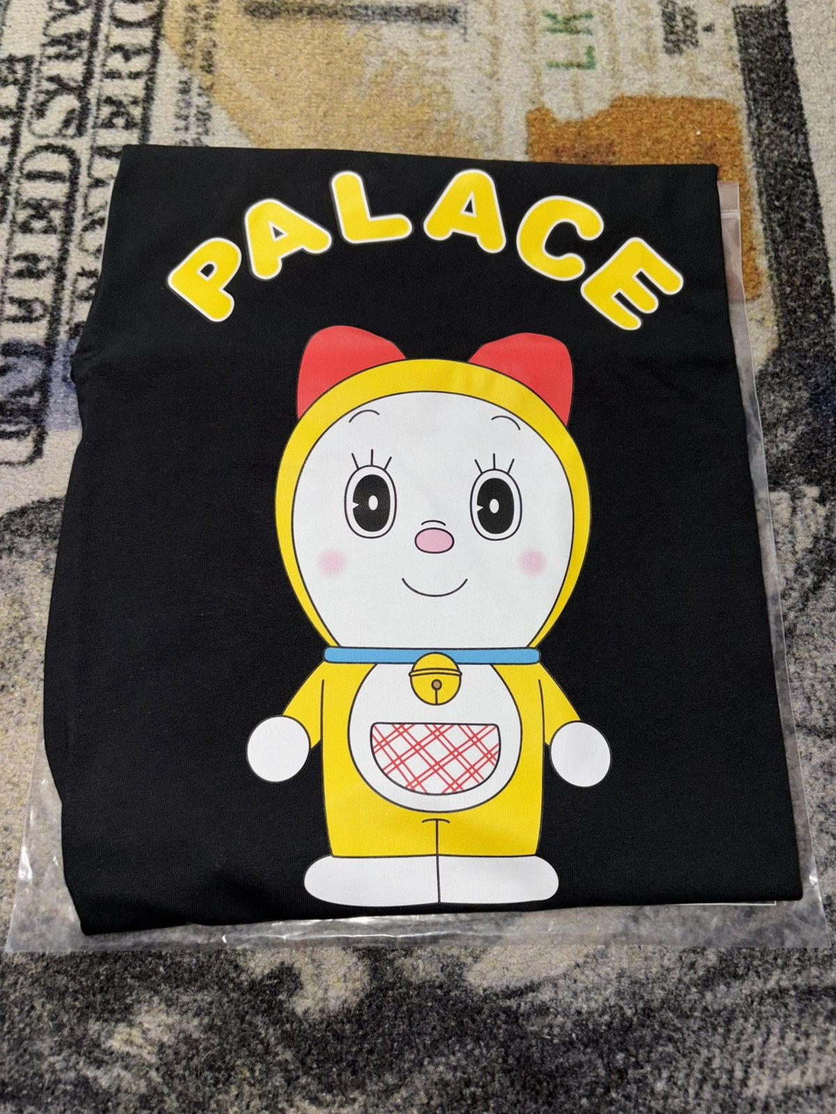 PALACE doraemon T-shirt ドラミちゃん black L ドラミ PALACE DORAEMON T-SHIRT 新品未使用 last 1 - メルカリ