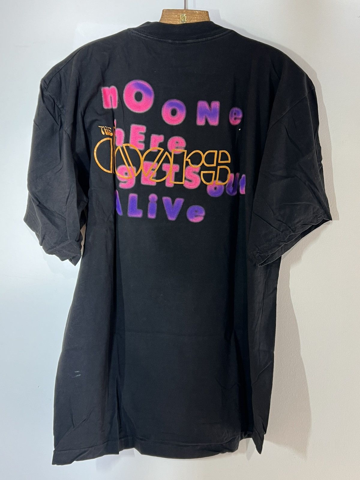Band Tees Shirt Jim Morrison des Doors vintage 90s Size US XL / EU 56 / 4 - 5 Thumbnail