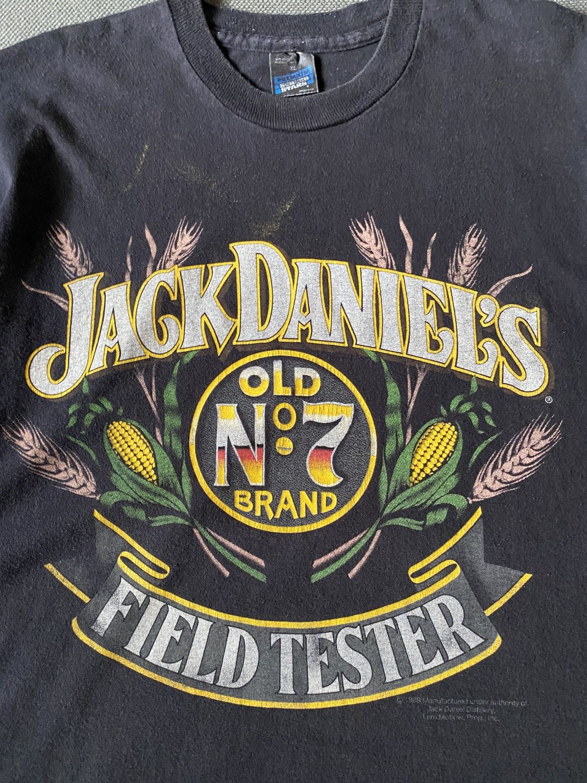 Vintage VINTAGE 80s JACK DANIELS FIELD TESTER T-SHIRT Size US XL / EU 56 / 4 - 2 Thumbnail