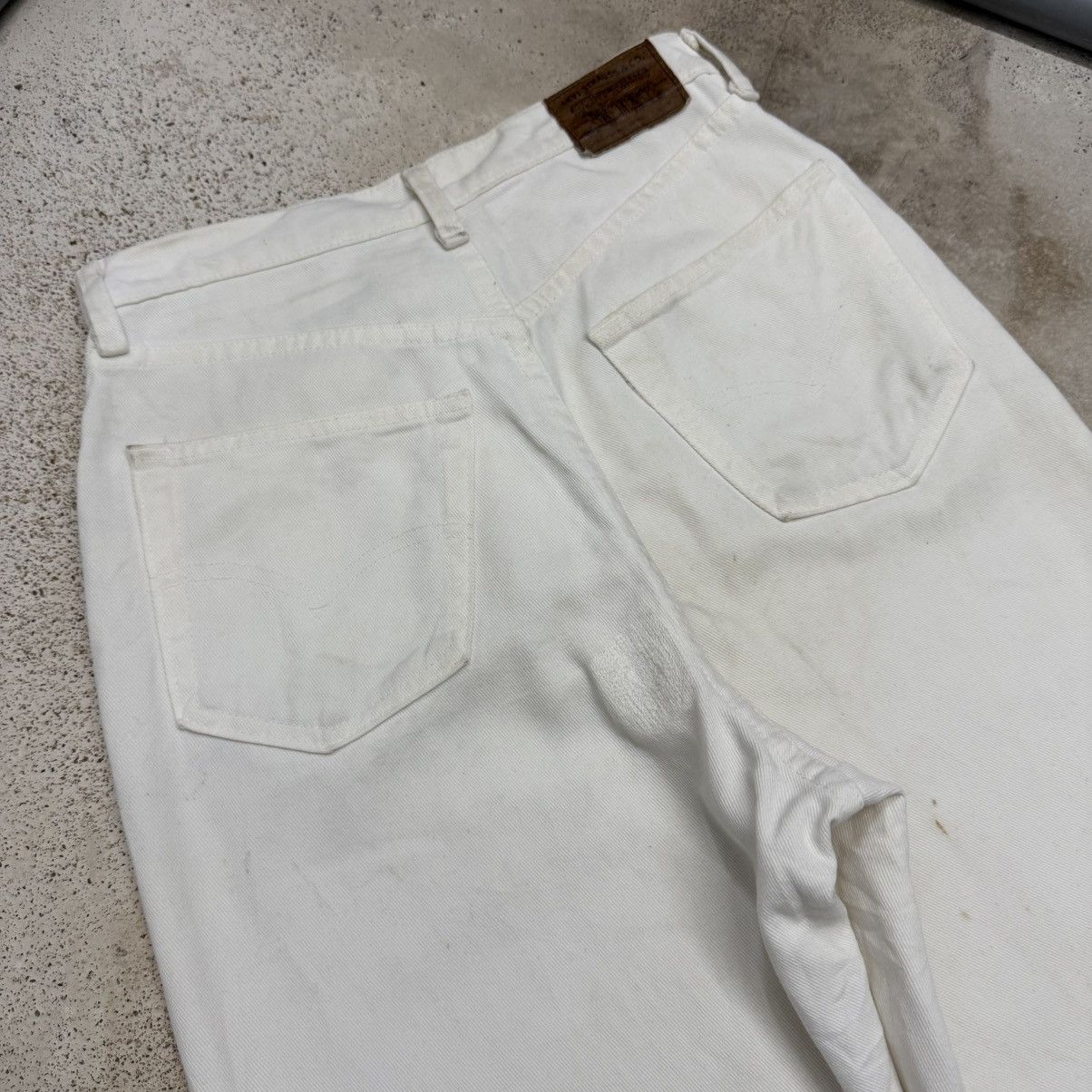 Levi's Vintage 96’s Levis Wide Straight Japan Stretch Denim Pants Size 30" / US 8 / IT 44 - 9 Thumbnail