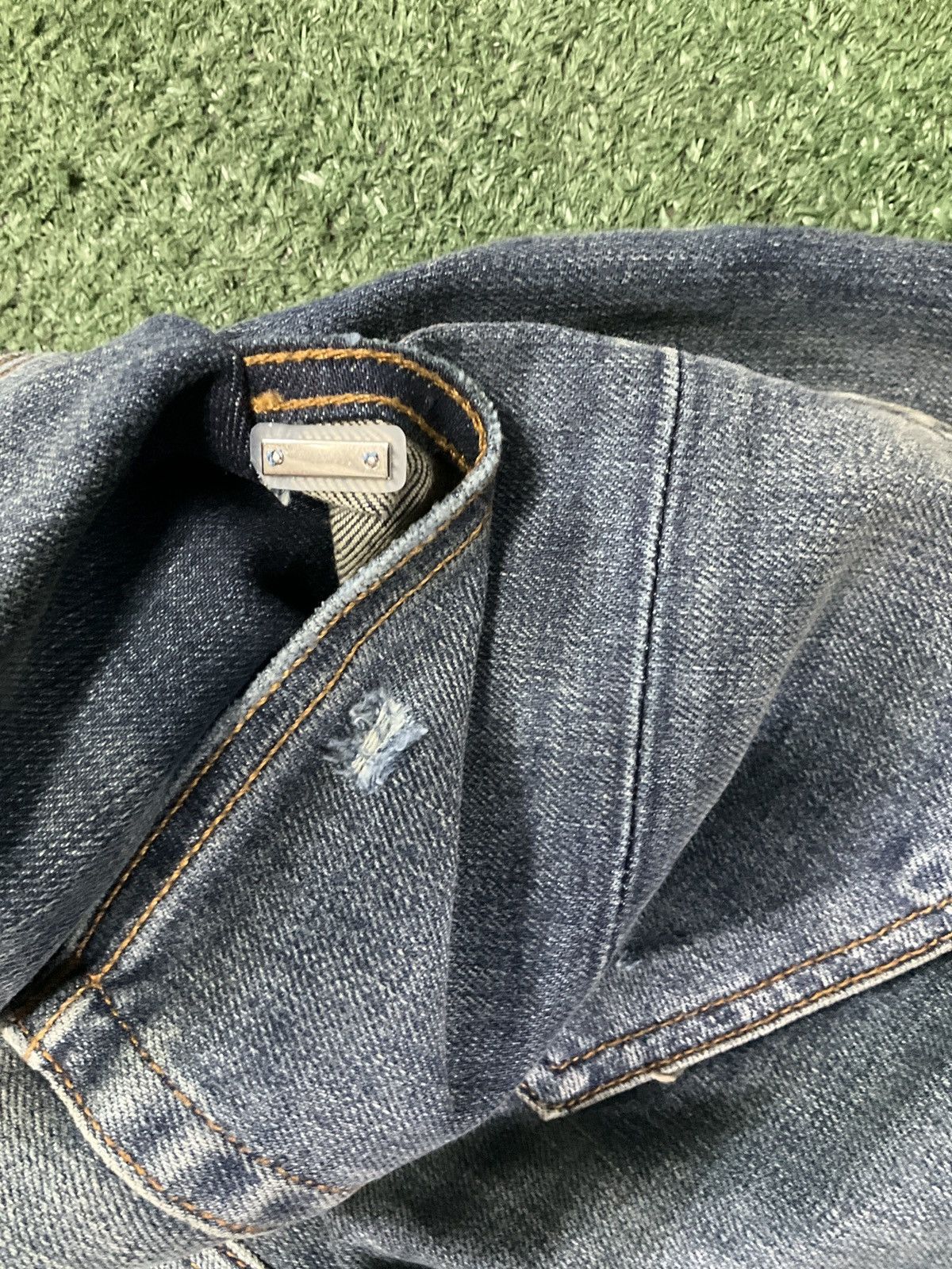 Amiri Amiri Thrasher Stone Indigo Jeans Size US 36 / EU 52 - 7 Thumbnail