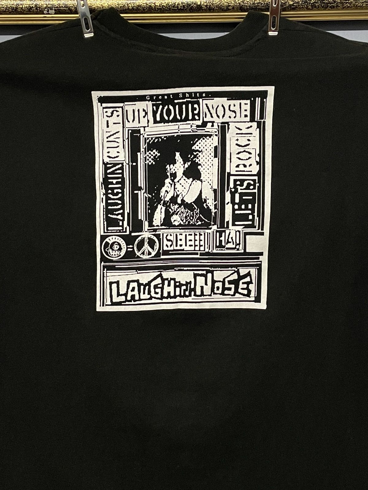 Vintage Vintage 90s Laughin Nose Cunts Up Og Punk Japan Band Tshirt Size US L / EU 52-54 / 3 - 8 Thumbnail
