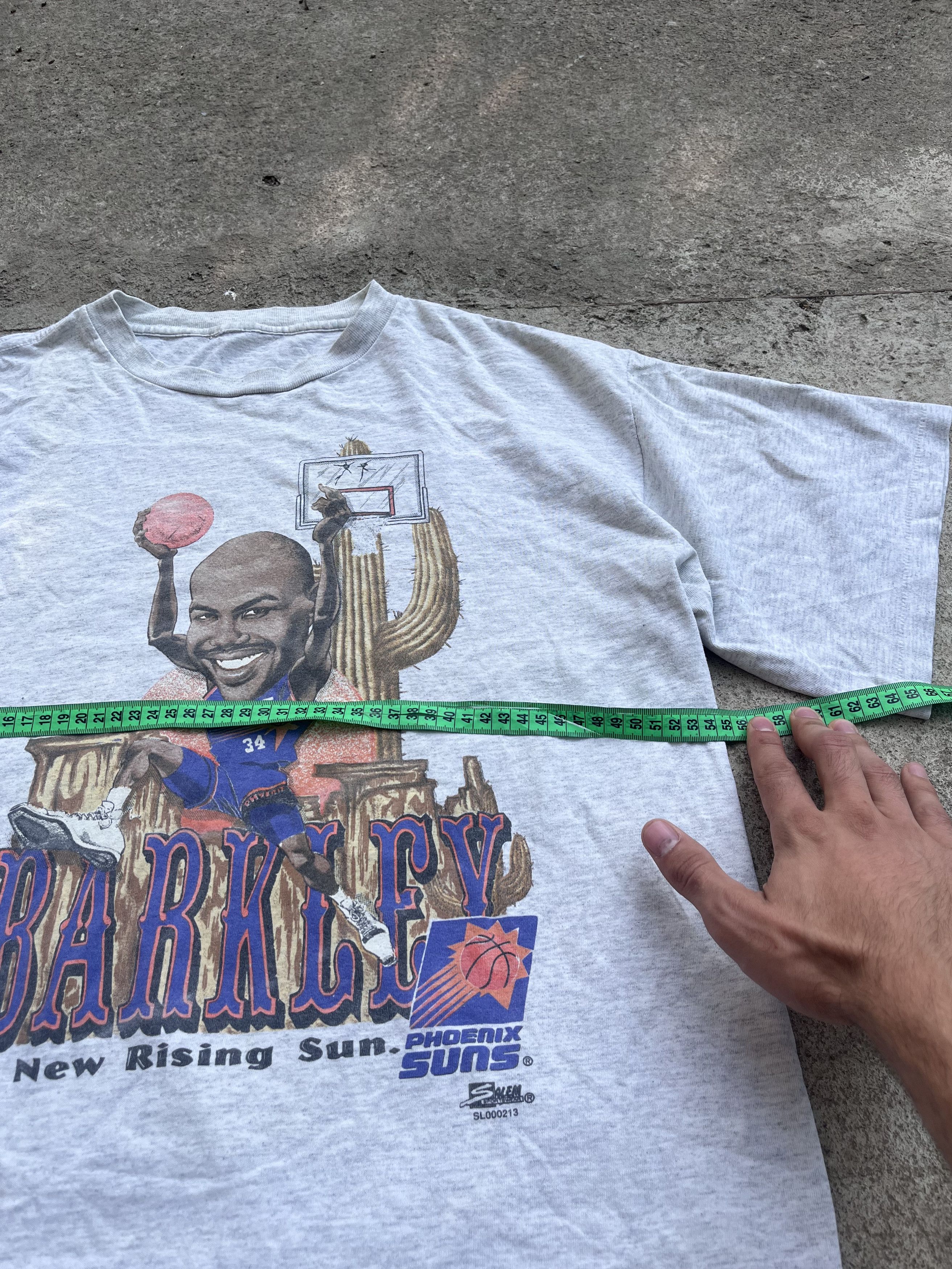 NBA × Salem Sportswear × Vintage Charles Barkley NBA 90s Vintage Salem Sportswear T-shirt Size US L / EU 52-54 / 3 - 5 Thumbnail