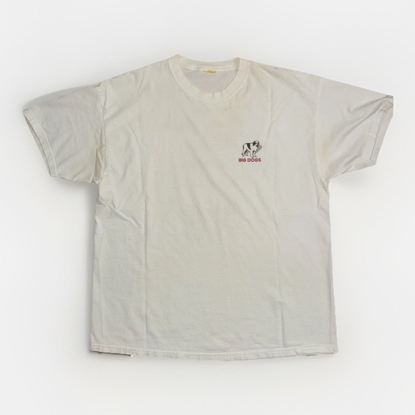 Band Tees × Big Dogs × Vintage Vintage Big Dogs T-Shirt XXL 24x29 White Graphic USA Size US XXL / EU 58 / 5 - 4 Thumbnail