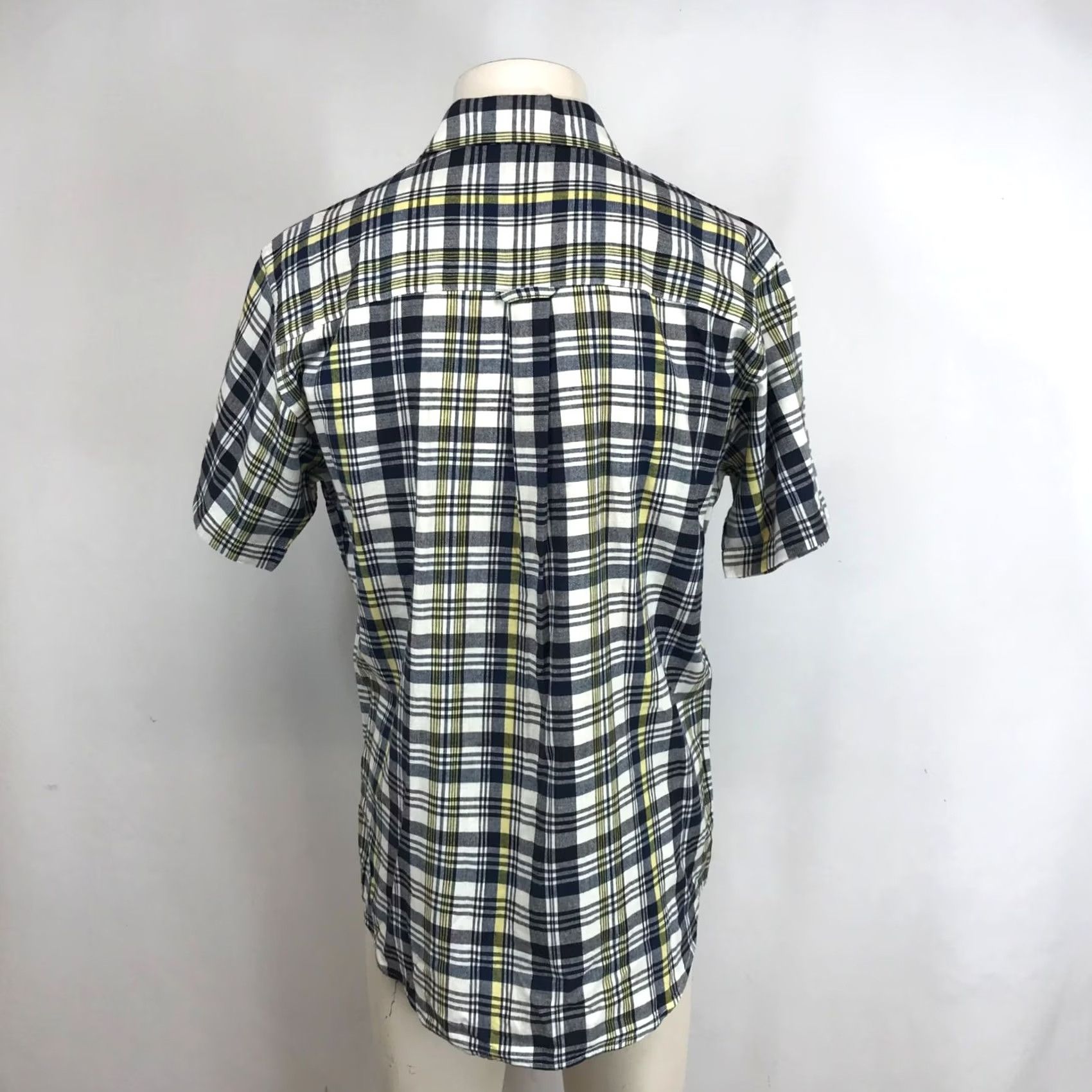 Pendleton PENDLETON Shirt Mens Medium NAVY & CREAM PLAID OCEANSIDE SHORT SLEEVE BUTTON Size US M / EU 48-50 / 2 - 6 Thumbnail