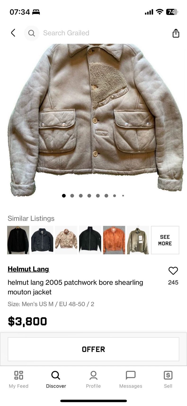 Helmut Lang HELMUT LANG size46 Gimmick multi-pocket jacket Size US S / EU 44-46 / 1 - 9 Thumbnail