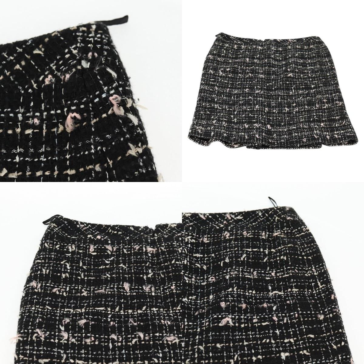 Chanel Chanel Tweed Skirt Size 30" / US 8 / IT 44 - 4 Thumbnail