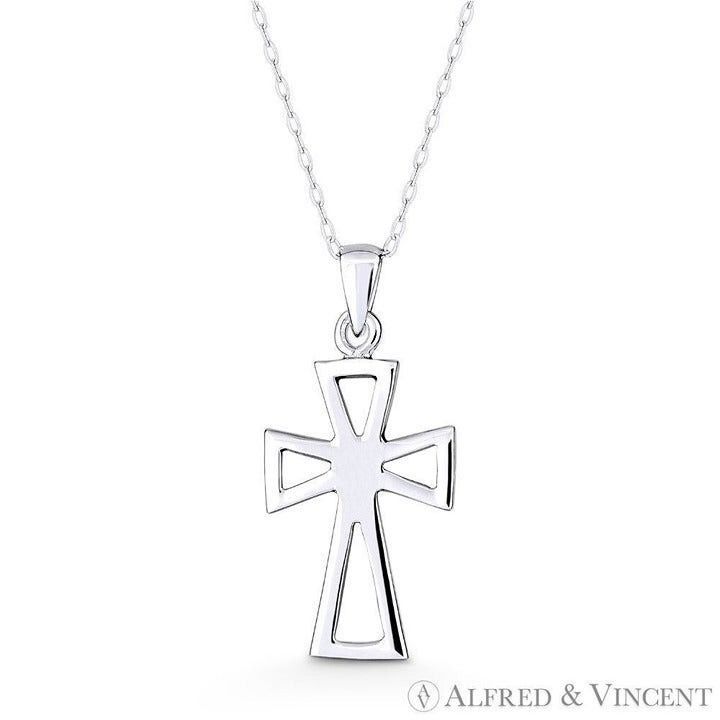 Other Medieval Cross 24.5x11.5mm Pendant in .925 Sterling Silver Size ONE SIZE - 1 Preview