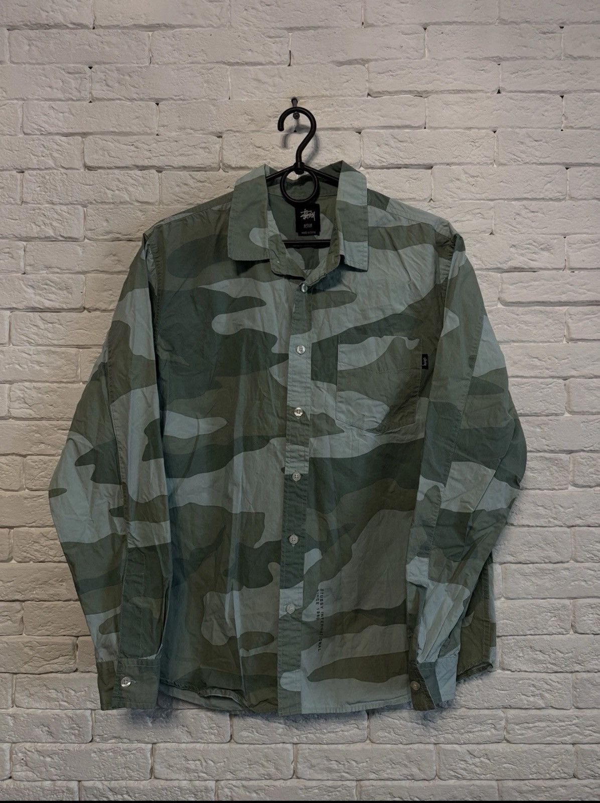 Stussy Rare Stussy Nylon Camo Shirt Sz M Size US M / EU 48-50 / 2 - 1 Thumbnail