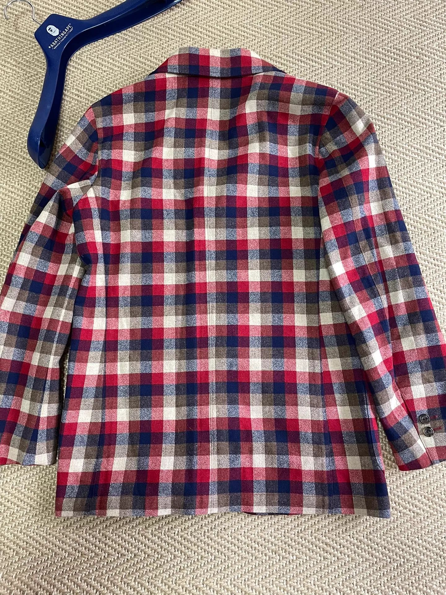 Bape BAPE Wool Blend Check Blazer S (Worn Once, Near New) Size US S / EU 44-46 / 1 - 2 Thumbnail