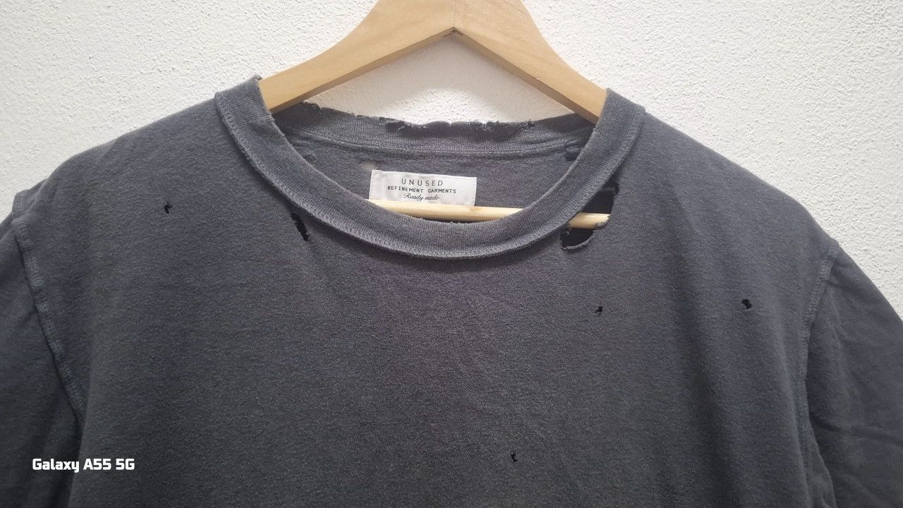 Japanese Brand UNUSED Sun Faded Distressed Thrashed T-shirt Size US S / EU 44-46 / 1 - 5 Thumbnail