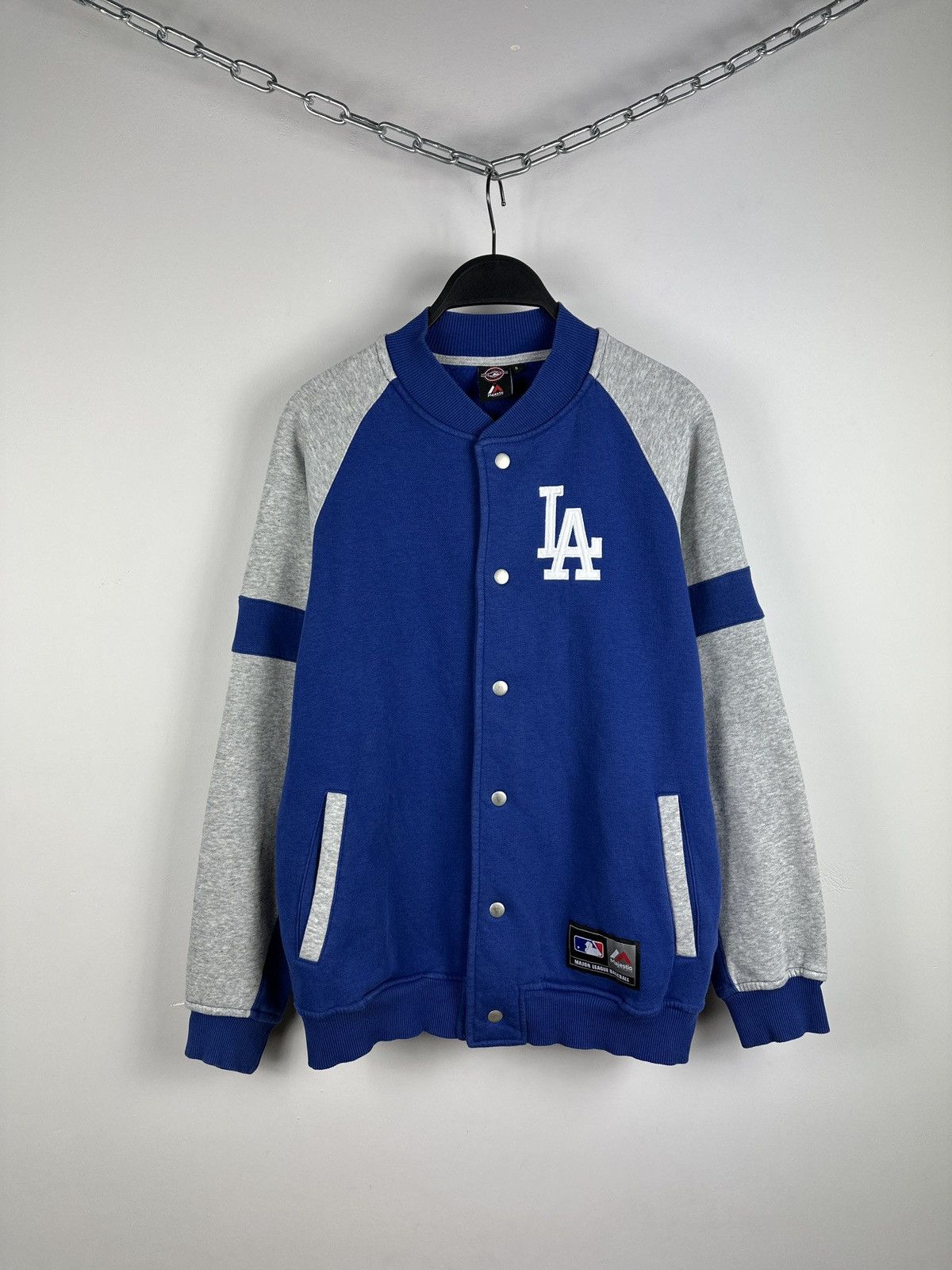 Majestic × Vintage Majestic Los Angeles Bomber Jacket Size US S / EU 44-46 / 1 - 1 Thumbnail