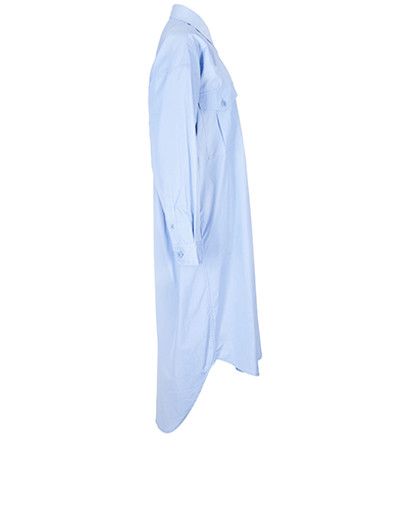 Givenchy o1y0925 Shirt Midi Dress in Sky Blue Size XS / US 0-2 / IT 36-38 - 3 Thumbnail